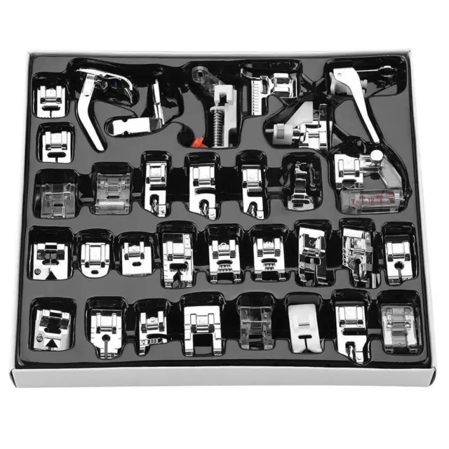 Sewing Machine Presser Foot Feet Kit SetFits For Brother Baby Lock Singer