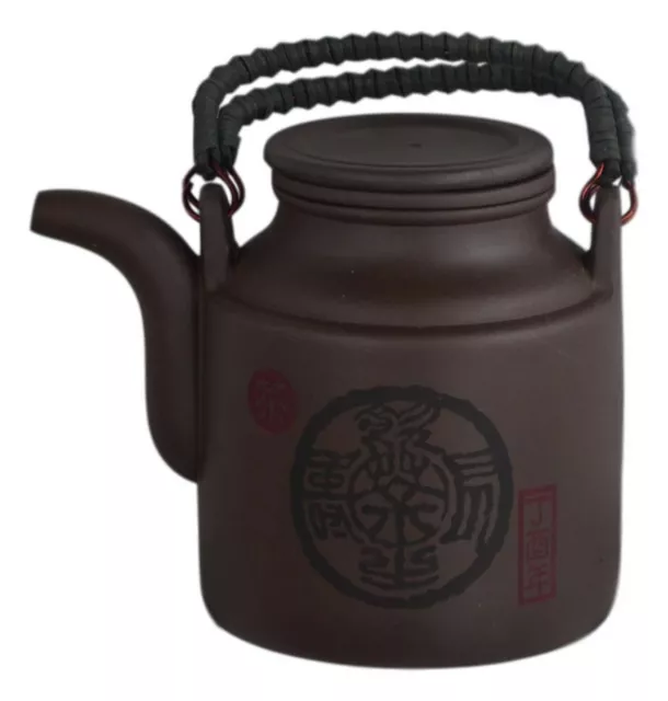 Yixing Zisha Purple Clay Purple Sand Tea Pot, Zi Sha Teapot, 5" H