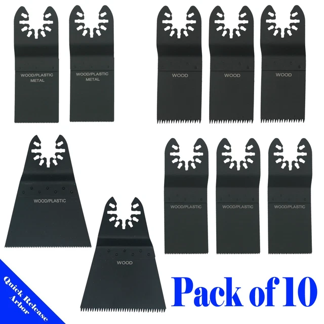 10 ROCKWELL HYPERLOCK X2 Dewalt Makita Dremel Multi Tool Swing Saw