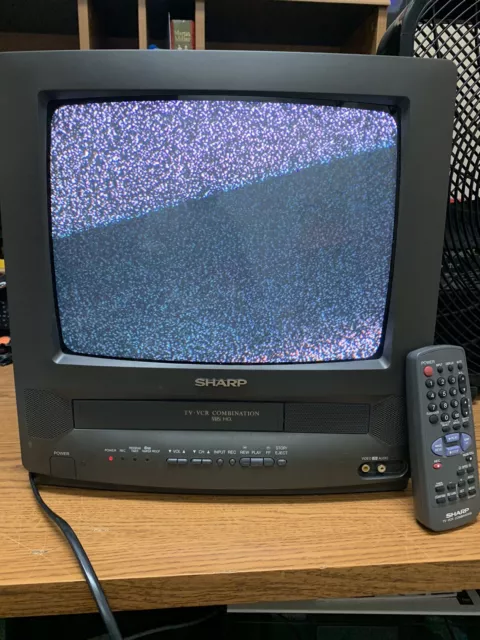 Vintage Sharp 13''TV VCR Combo Model 13VT-L100 With Remote 100% Working. Vintage Sharp 13''TV VCR Combo Model 13VT-L100 With Remote 100% Working.