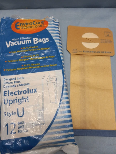 12 Style U Bag Electrolux Lux Aerus Epic Prolux Genesis Regency Advantage Vacuum