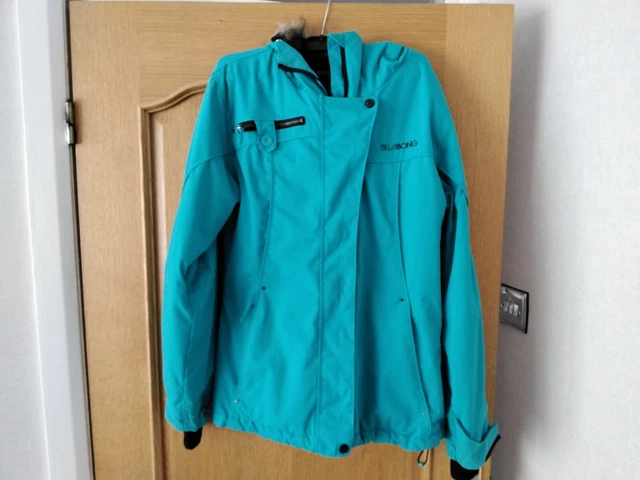 Billabong Damen Ski/Snowboard Kaltwetter Jacke Medium Blaugrün