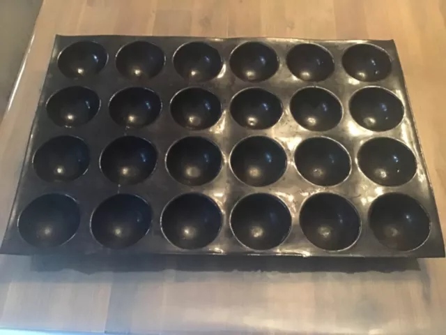 Moule en silicone demi-sphère, 4 cavités grande demi-boule Ø 11,5