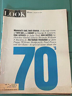 Jan 13, 1970 LOOK Magazine VTG ADS, Gloria Steinem, Janis Joplin