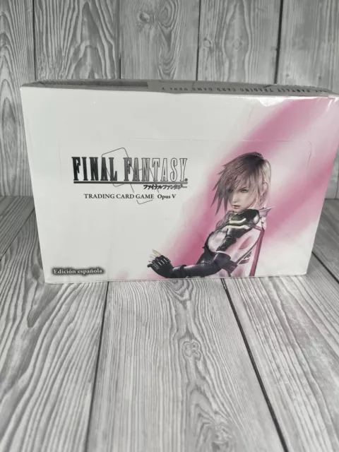 Final Fantasy Trading Card Opus V Booster Box 36x Packs NEW Spanish Edition