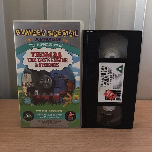 THOMAS THE TANK Engine And Friends Vhs Video Thomas Gets Bumped