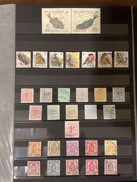 Briefmarken Briefmarkensammlung Belgien Belgie Belgique ( 5 Seiten)