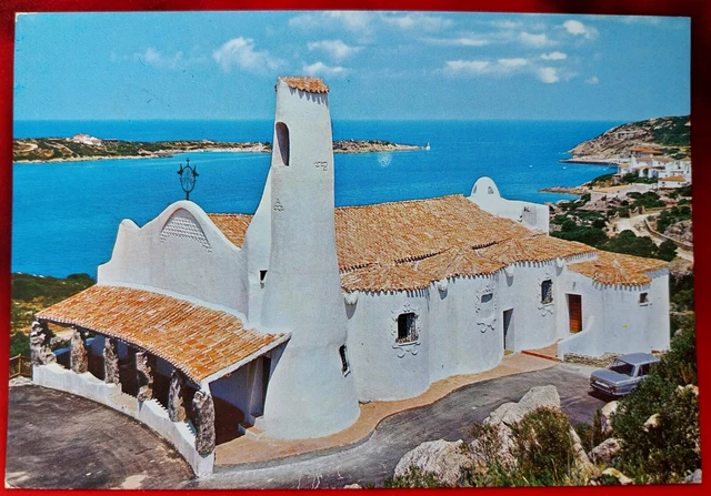 Cartolina Costa Smeralda Porto Cervo La Chiesa