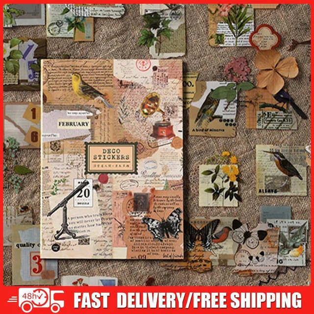 DECORATIVE DECALS CUTE Handbook Stickers Poem for DIY Arts Crafts ...