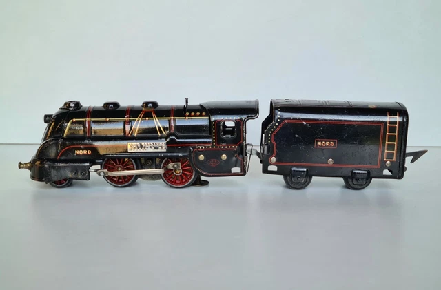 Locomotive JEP 220 NORD Fléchette Réf 5771 - 1937 - Échelle O - Acier Embouti