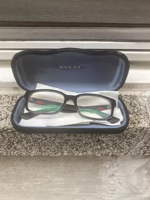 Gucci GG0012O Eyeglasses - Grey Black/003 54-18-145