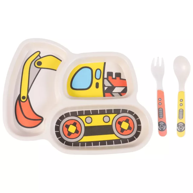 Infant Suit Self Training Plate Children's Compartment Tableware
