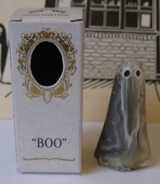 York Ghost Merchants Small Grey Yellow & Orange Boo figure