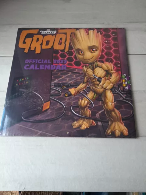 Guardians Of The Galaxy Groot Official 2023 Wall Calendar