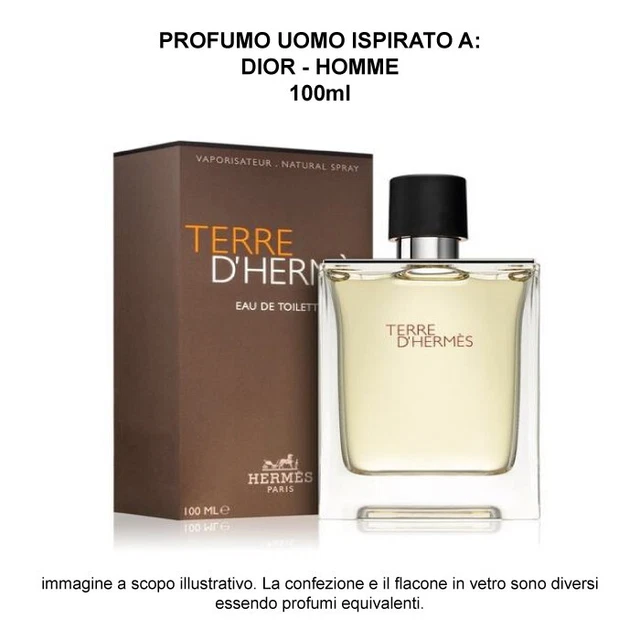 ISPIRAT0 A TERRE D'HERMES - HERMES Profumo Uomo 100ml Sped. GRATIS 24/48 ore