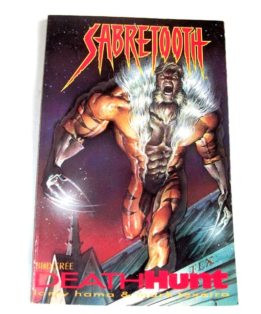 Marvel Comics SABRETOOTH Deathunt Graphic Novel, x men, wolverine related  RARE