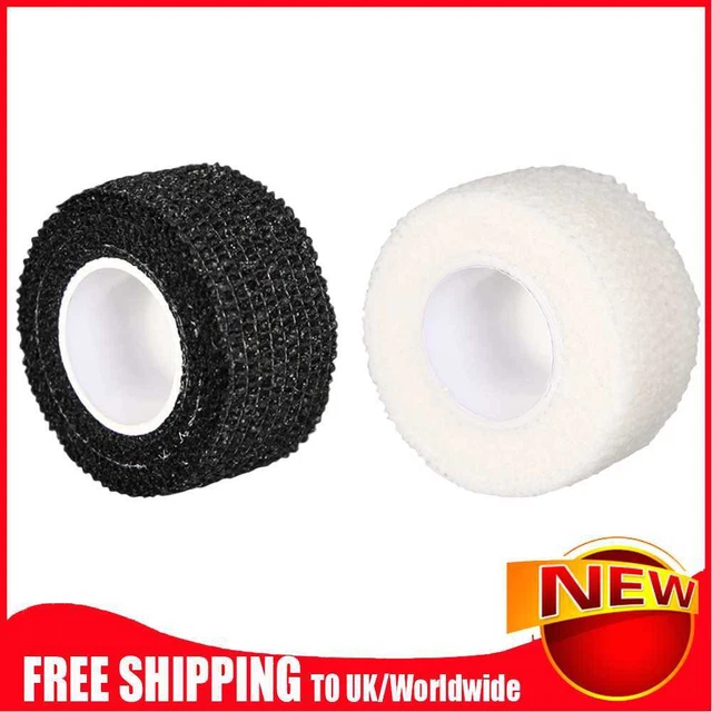 5x 2,5cm Einweg Tattoo Wrap Elastischer Verband Vliesgriff Rohr Griff Abdeckung