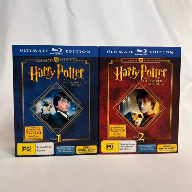 Harry Potter - Philosopher's Stone + Chamber of Secrets Ultimate Edition Blu-Ray