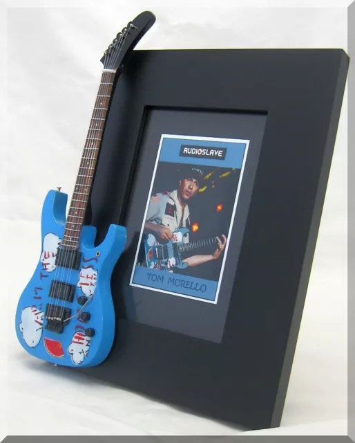 TOM MORELLO Miniature Guitar Frame  Audioslave 2