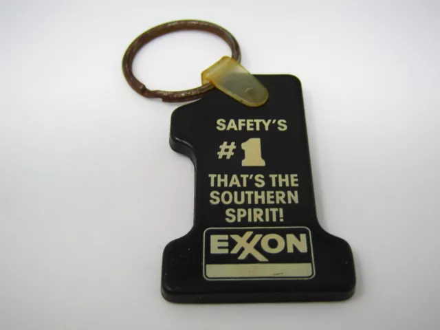 EXXON Keychain EXXON Safety's #1 That's the Southern Spirit Vintage