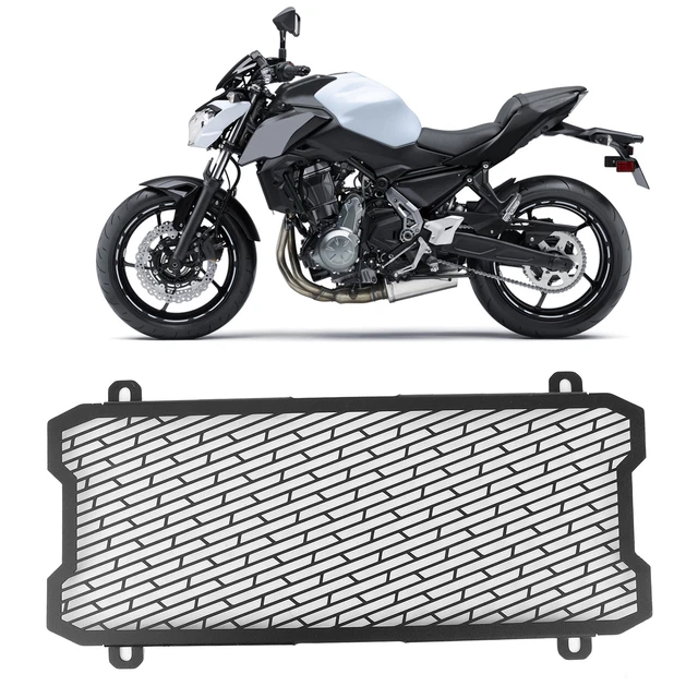 Protezione Griglia Griglia Radiatore Moto Nero Protezione Anteriore per KAWASAKI Z650