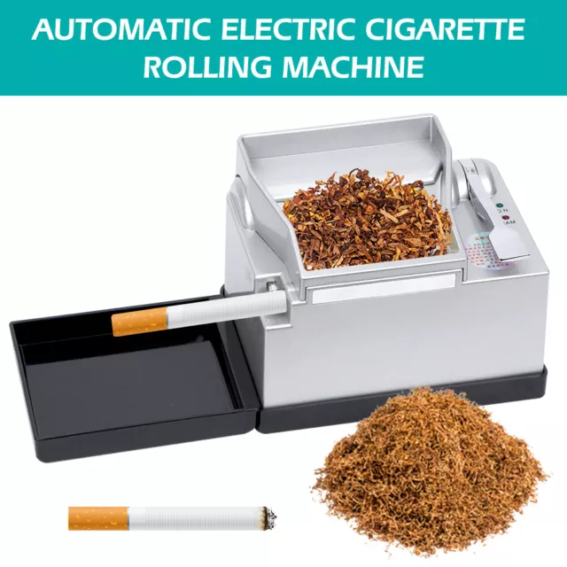 6.5MM Electric Fully Automatic Cigarette Wrapping Rolling Machine Tobacco Inject