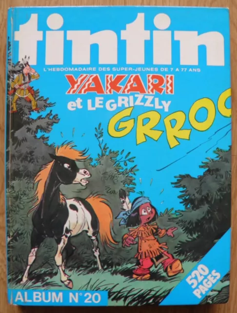 album tintin N°20 le journal des super jeunes 1979 hebdomadaire