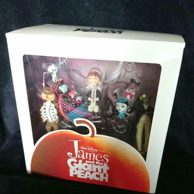 DISNEY TIM BURTON James and The Giant Peach Figure Set of 7 Jun