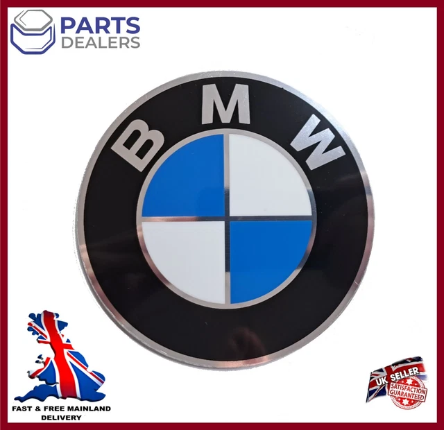 Genuine BMW Wheel Center Cap Emblem - 70mm, Fits E23 E24 E28 Z1 Models, OEM Part 36136758569
