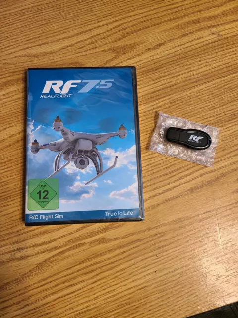 RF 7.5 RealFlight real flight Flight Simulator software & Wireless SLT interface