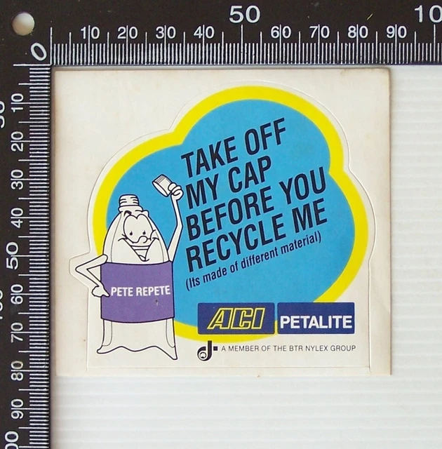 VINTAGE ACI PETALITE Pete Repete Recycle Me Advertising Campaign Promo ...