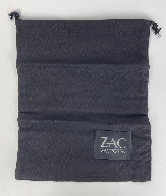 Zac Posen Wallet Dust Bag Cover w/ Logo & Drawstring for Travel Storage 9 x 7.5