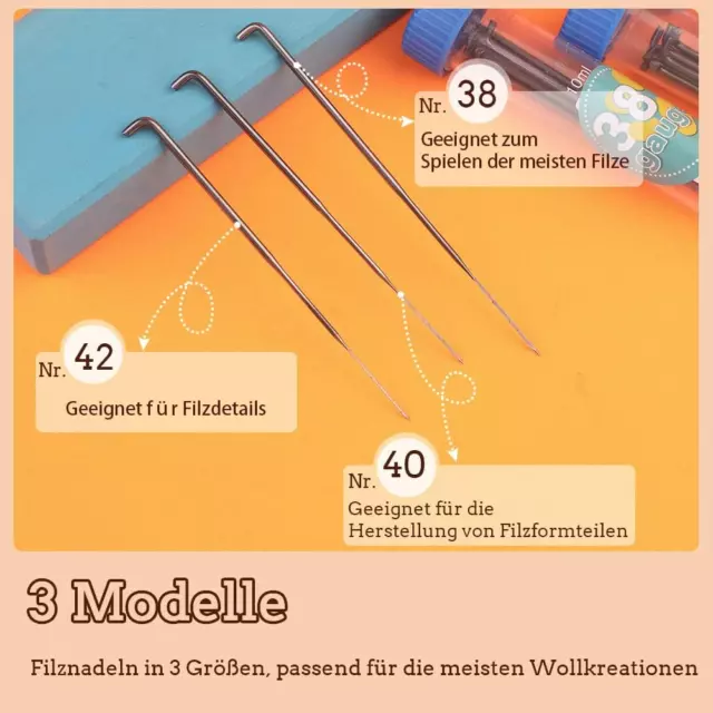 Nadelfilz-Set, 6-Teiliges Hundepuppen-Anfänger-Set Zum Manuellen Nadelfilzen Mit 3