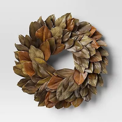 Preserved Magnolia Wreath - Threshold