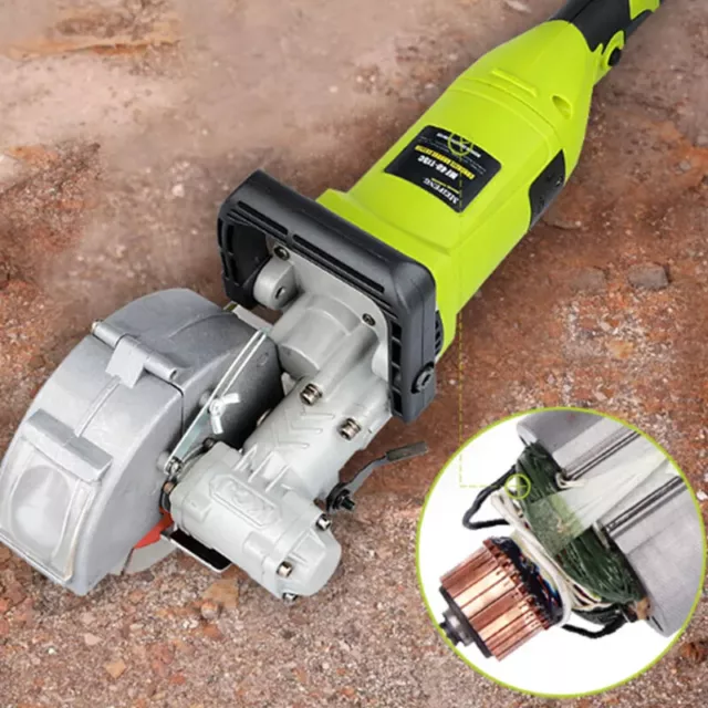 220V Electric Wall Chaser Groove Cutting Machine Steel Concrete Cutter 4000W