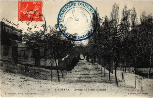CPA AK AIN-SEFRA Avenue du Cercle Militaire ALGERIA (1189106)