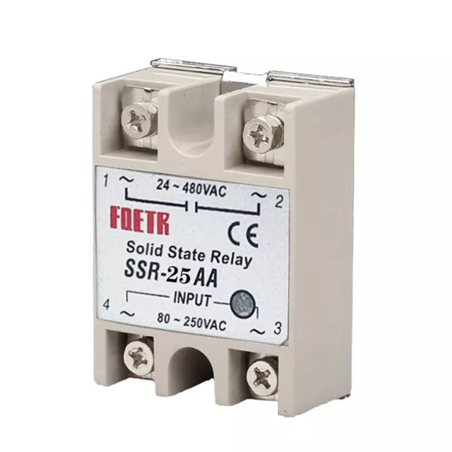 Relè a stato solido monofase SSR regolatore tensione CA controllato a corrente continua scoprire $v
