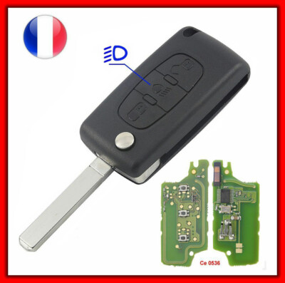 ID Clé Vierge Id46 CE0523 Peugeot 308 407 607 Expert . C4 C5 C6 C4 Picasso. Testé 
