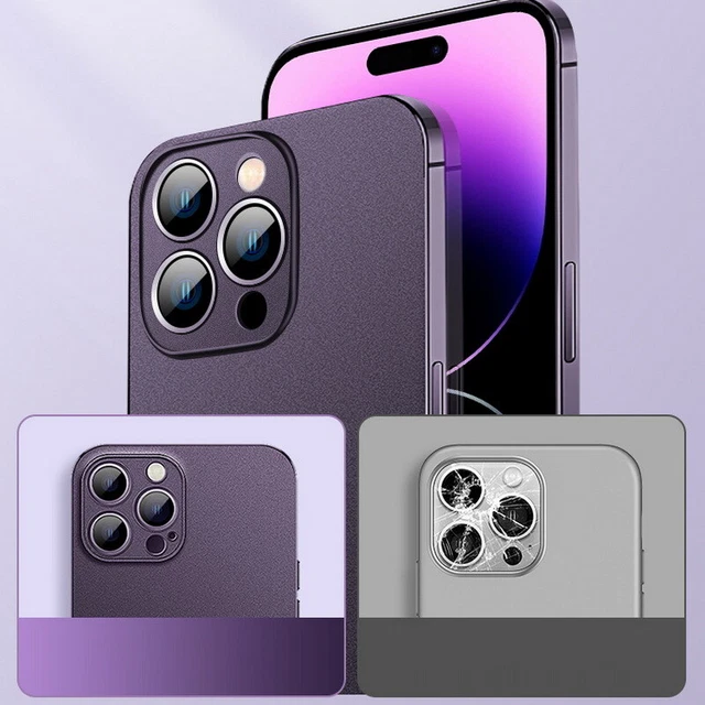 Für iPhone 14 13 Pro Max 12 11 XR 14 Plus Ultradünn Matt Hart Klar Hülle Cover 11