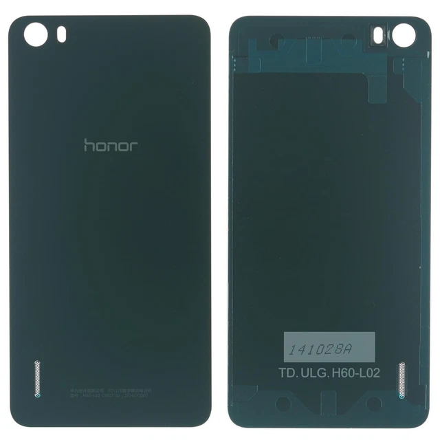 Original Huawei Honor 6 Étui Boîtier Arrière Plaque Batterie Couvercle Noir
