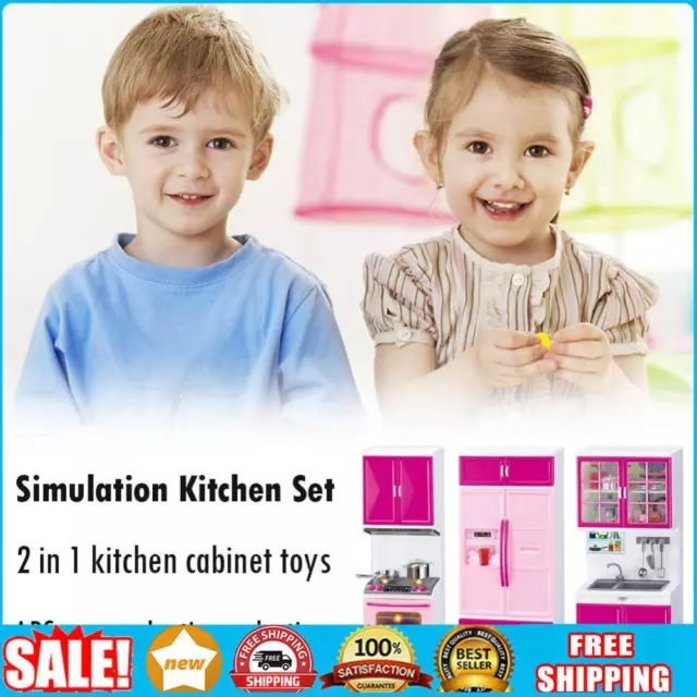 Cabinet Tools Tableware Dolls Suits Toys Puzzle Educational Doll for Girls Gift