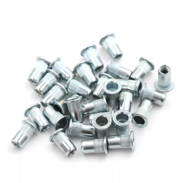 30 Pcs M5 Thread 304 Stainless Steel Rivet Nut Insert Nutse Tf-fdY/FM