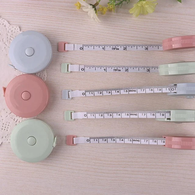5pcs 2m Retractable Measure Kid Height Size Gauge Measurement Ruler (Blue) 9