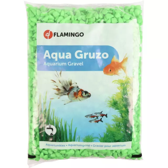 Gravier Néon vert 1 kg pour aquarium