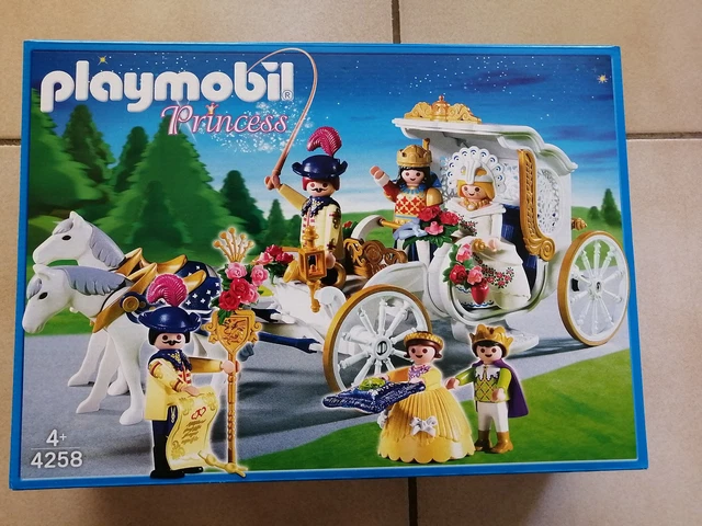 Playmobil 4258 – Mariés Avec Carrosse Princesse – Neuf Sous Blister