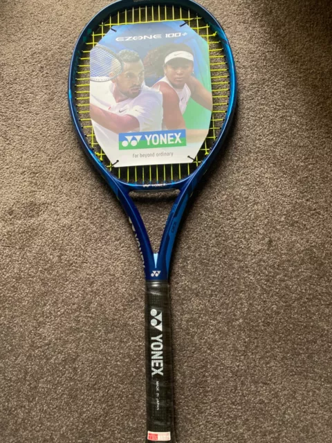 New Yonex Ezone 100+ 27.5 inch  2020   Tennis Racquet G2 4 1/4 Strung PTP