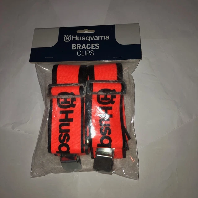 Husqvarna Chainsaw Trouser Braces With Metal Clips - New Other See Description