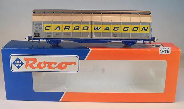 Roco Spur H0 1/87 Nr. 47458 Schiebewandwagen Cargowaggon DB KKK NEM OVP #5646