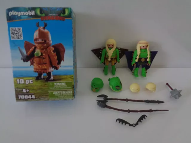 playmobil dreamworks dragon 70044 new & figures used