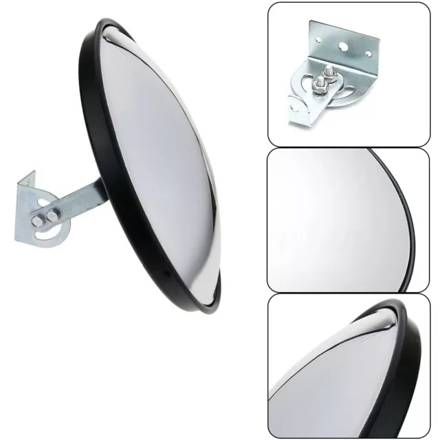 Outdoor Security Traffic Convex Mirror Wide Angle Safety Mirror Driveway 12Inch